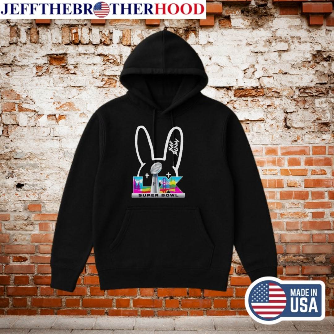 Bad Bunny NFL Super Bowl LIX Shirt | Collab Logo Football Tee
