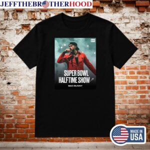 Bad Bunny NFL Super Bowl LIX Shirt | Collab Logo Football Tee